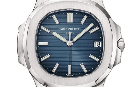 silver patek philippe with blue face|Patek Philippe 7511 blue face.